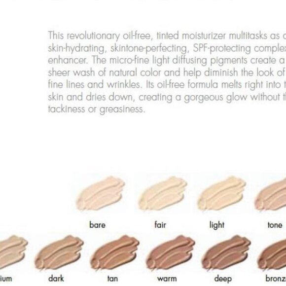 🎄 NWOB 🛍️ STILA 🎁 TINTED MOISTURIZER SPF 15 FOUNDATION UNBOXED SHADE FAIR - Picture 2 of 2